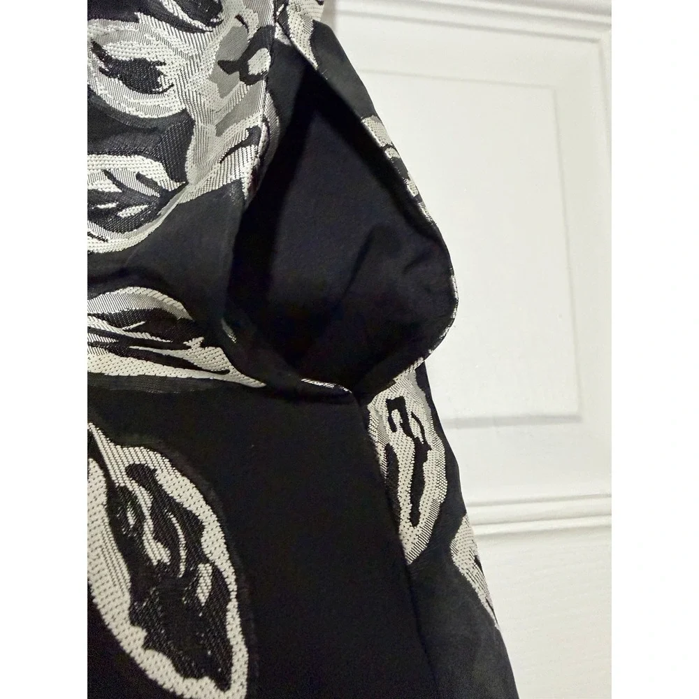 Banana Republic Floral Jacquard A-Line Skirt Coquette Feminine Size 2